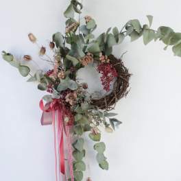 Spring Door Wreath