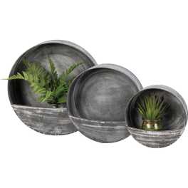 Rustic wall decor, round
