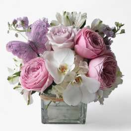 Lavender & Violet Orchid Birthday Bouquet - Designer's Choice Bestseller