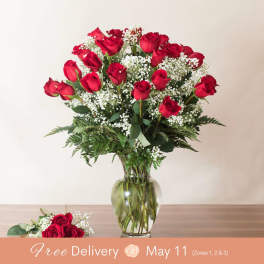Mom's Red 2 Dozen Premium Masterpiece