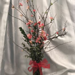 Spring blossom arrangement