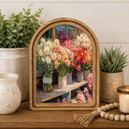 Flower Shop Framed Art
