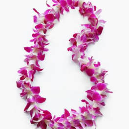 Purple Orchid Lei