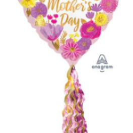 Mothers Day Pom Pom Balloon (J)