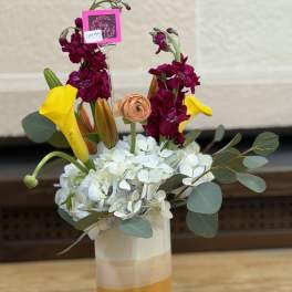 Celebrating Mom Short Vase - Mothers Day Special