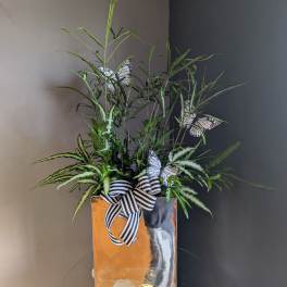Fern + butterflies