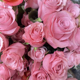 Pink Roses Bouquet