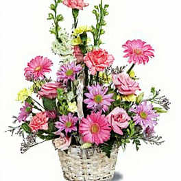 Summer Style Flower Basket