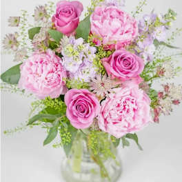  Peony  splash of water  Bouquet 