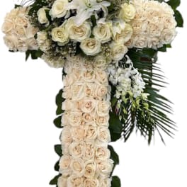 White Faith Cross