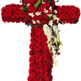 Red Faith Cross