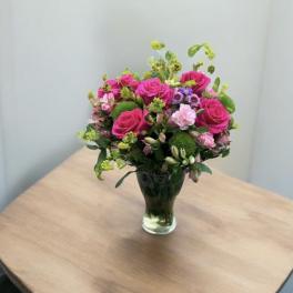 Pink flowers