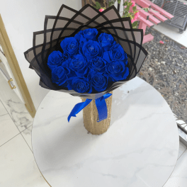 Blue Rose Bouquet