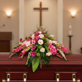 Heartfelt Farwell Casket Spray