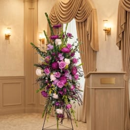 Garden of Comfort Stand Sympathy Spray