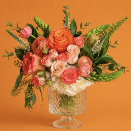 Peach & Coral Garden | DFW Local Florist