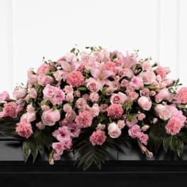 FTD Sweetly Rest Casket Spray