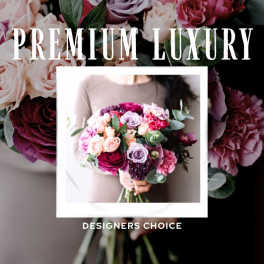 Mixed pink and purple bouquet with roses and carnations