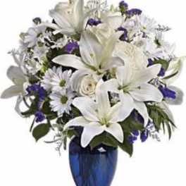 Beautiful in Blue Flower 