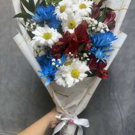 Patriot blooms bouquet
