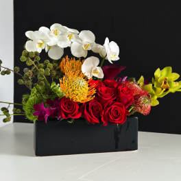 Orchid and Roses