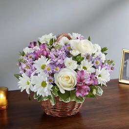 Peace, Prayers & Blessings™ Lavender & White