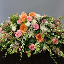 FUNERAL CASKET SPRAY - Warmest Memories 82