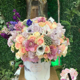 Lavender Dreams Hat Box