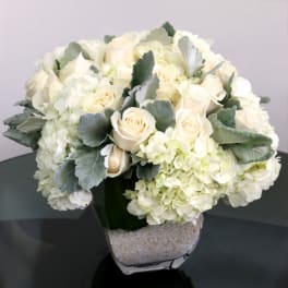 Silver Holiday Arrangement