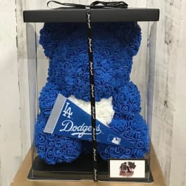 Go Dodgers! Flower Bear