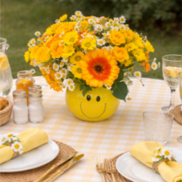 Lemonade Flower Arrangement – Bright Summer Bouquet Los Angeles Delivery
