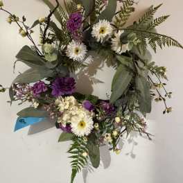 GENTLE PLUM (PERMANENT WREATH)
