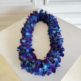 Orchid Lei (Blue)