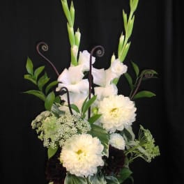 Dahlias and Monkey Tails