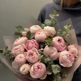 BP113 - Light Pink Peony Bouquet