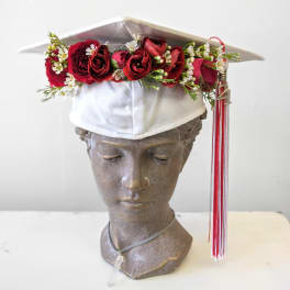 RUHS Grad Cap Flower Crown