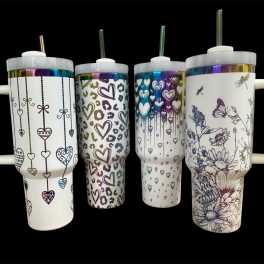 Custom Rainbow 40oz Tumbler
