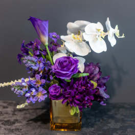Purple Rain - Faux Flowers