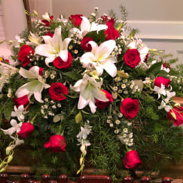 Our Peacefull Passing Casket Cover