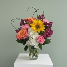 Mason Jar for Mom- Bright