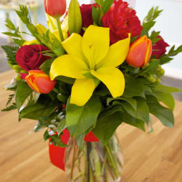 Roses, Tulips & Lilies