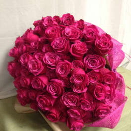 100 Longstem Roses (Presentation Style) - Choose your color