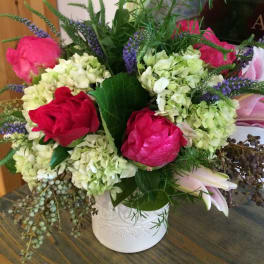 Peonies and Hydrangea Bouquet