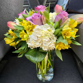 Blush Spring Garden Bouquet