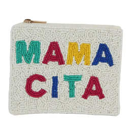 Beaded coin purse- MAMACITA