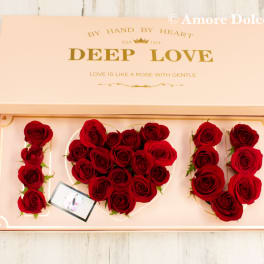 Hat Box of Love Flower Arrangement