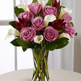 Lavender Beauty Bouquet - VASE INCLUDED
