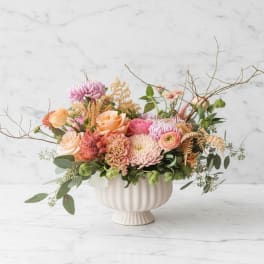Matte pale pink compote