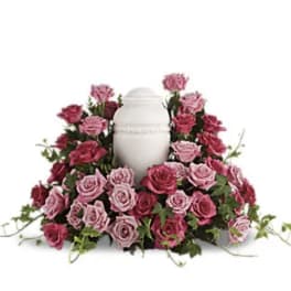 Bed of Pink Roses