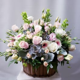Rosy Succulent Bouquet